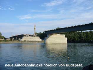 Budapest - neue Autobahnbr�cke