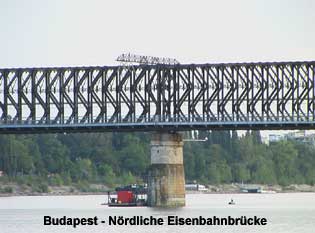 Budapest - N�rdliche Eisenbahnbr�cke