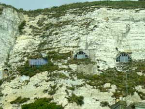 Tunnel in den Felsen von Dover