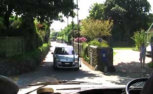 Guernsey eine Nebenstrasse