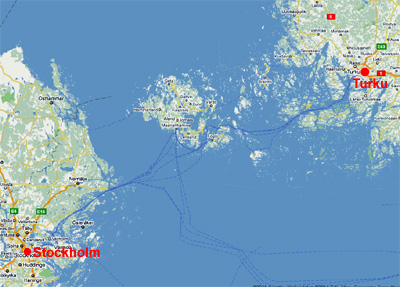 Meerenge zwichen Ostsee und bottnischen Meerbusen