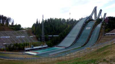 Lahti, Sprungschanzen